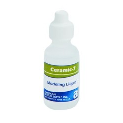 :: AMERICAN DENTAL SUPPLY, INC. -  CERAMIC-7® MODELING PORCELAIN LIQUID, 1 OZ. DROPPER BOTTLE  ::
