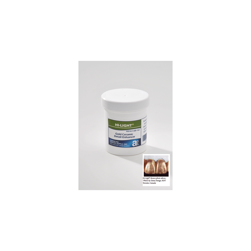 HI-LIGHT GOLD POWDER CERAMIC ENHANCER, 1 OZ.