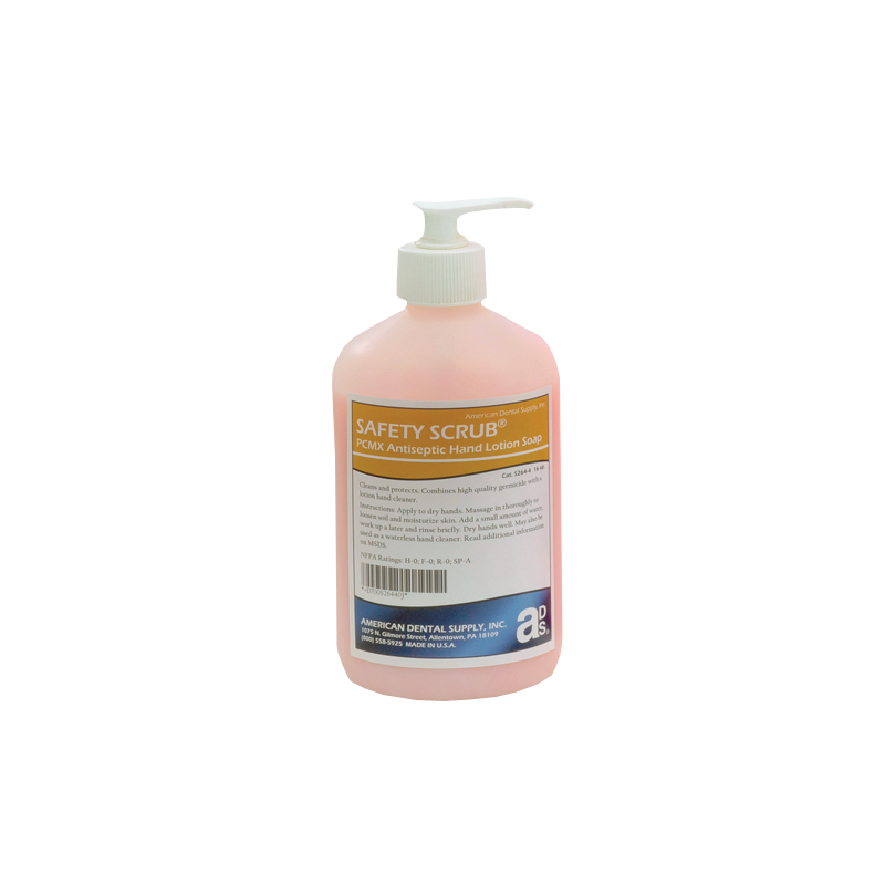 SAFETY SCRUB® PCMX ANTISEPTIC LOTION SOAP, 16 OZ. PUMP (PINT)