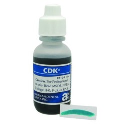 CDK CARIES INDICATING DISCLOSING GEL, GREEN, 15 CC DROPPER BOTTLE