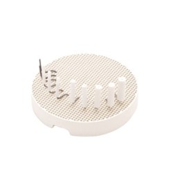 MESH CERAMIC SAGGER TRAY REG KIT (1 ROUND TRAY W/12 ASST PEGS)
