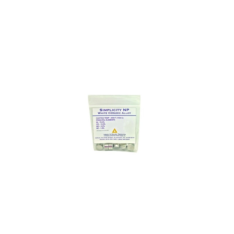 SIMPLICITY NP ALLOY, INGOTS, 1 OZ. PKG