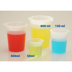 BEAKER, PLASTIC, 100 ML