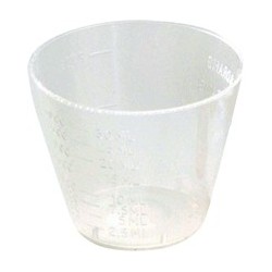BEAKERS, PLASTIC  DISPOSABLE 1 OZ, PKG (25), MIXING CUPS