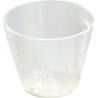 BEAKERS, PLASTIC  DISPOSABLE 1 OZ, PKG (25), MIXING CUPS