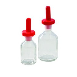 BOTTLE - DROPPER POLYSTOP CAP, 4 OZ. (EMPTY)