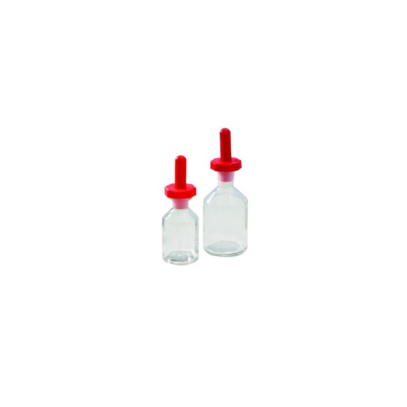 BOTTLE - DROPPER POLYSTOP CAP, 4 OZ. (EMPTY)