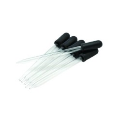 DROPPERS GLASS -  3”, PKG OF 10 EACH