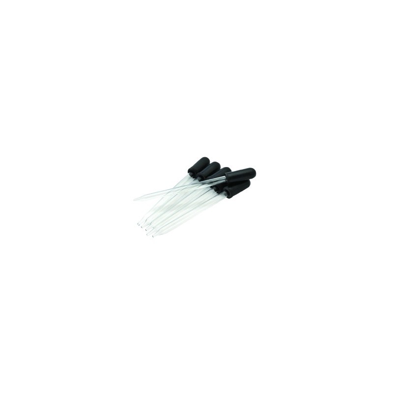 DROPPERS GLASS -  3”, PKG OF 10 EACH