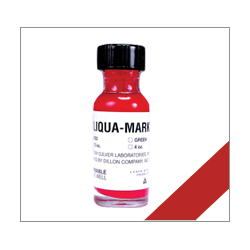 :: AMERICAN DENTAL SUPPLY, INC. -  LIQUA-MARK INDICATING LIQUID, RED, 1/2 OZ.  ::