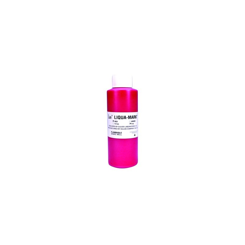 LIQUA-MARK INDICATING LIQUID, RED, 4 OZ.