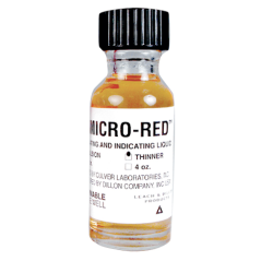 MICRO-RED INDICATING LIQUID THINNER, 1/2 OZ.