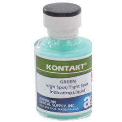 :: AMERICAN DENTAL SUPPLY, INC. -  KONTAKT INDICATOR LIQUID, GREEN, 1 OZ.  ::