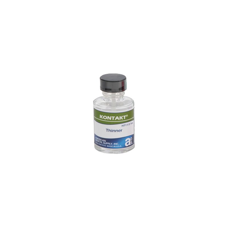 :: AMERICAN DENTAL SUPPLY, INC. - KONTAKT INDICATOR LIQUID THINNER, 1 OZ.   ::