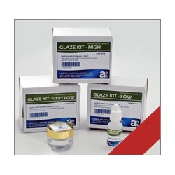 :: AMERICAN DENTAL SUPPLY, INC. -  GLAZE - VERY LOW FUSING 1/2 OZ. KIT W/POWDER & LIQUID  ::