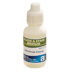 :: AMERICAN DENTAL SUPPLY, INC. -  GLAZE & STAIN (GLAZE AND STAIN) MEDIUM,  1 OZ. DROPPER BOTTLE  ::