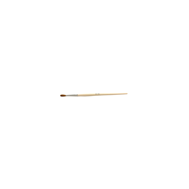 :: AMERICAN DENTAL SUPPLY, INC. - BRUSH, RED SABLE, ROUND, POINTED, 5, 7.5" WOOD HANDLE (1 EACH)  ::