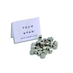 TECH STAR WHITE CERAMIC ALLOY, NON-PRECIOUS Ni-Be, INGOTS, 1 OZ. PKG