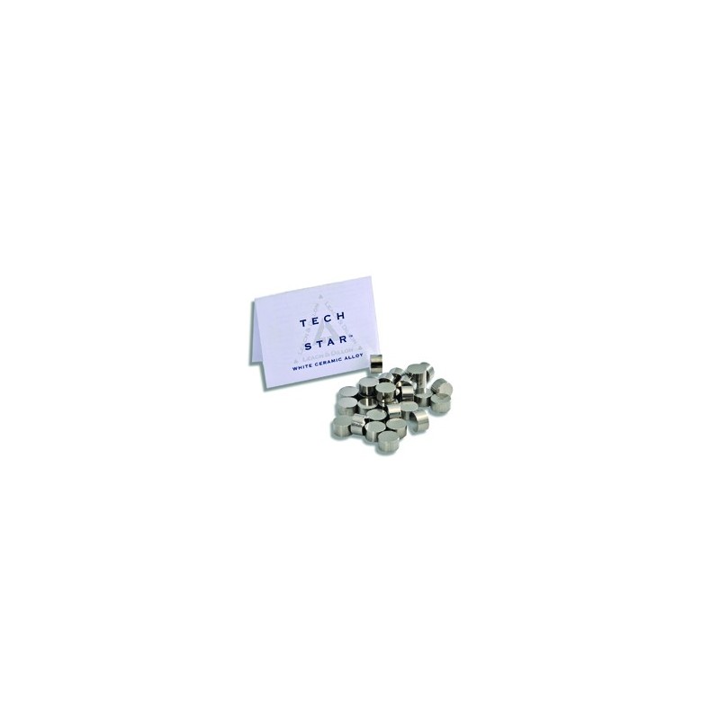 TECH STAR WHITE CERAMIC ALLOY, NON-PRECIOUS Ni-Be, INGOTS, 1 OZ. PKG