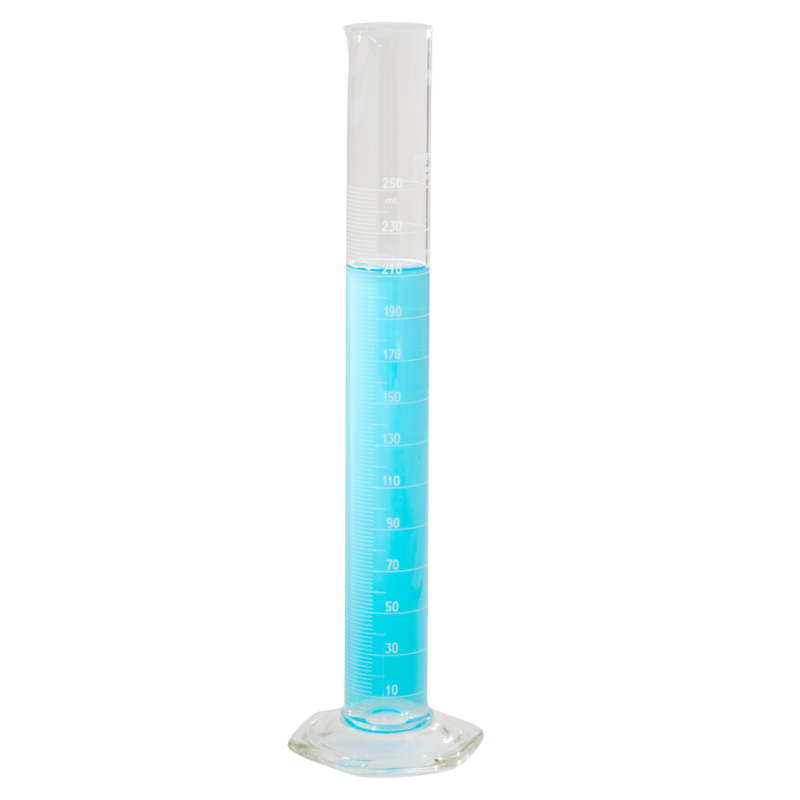 CYLINDER GRADUATED, GLASS, 250 ML