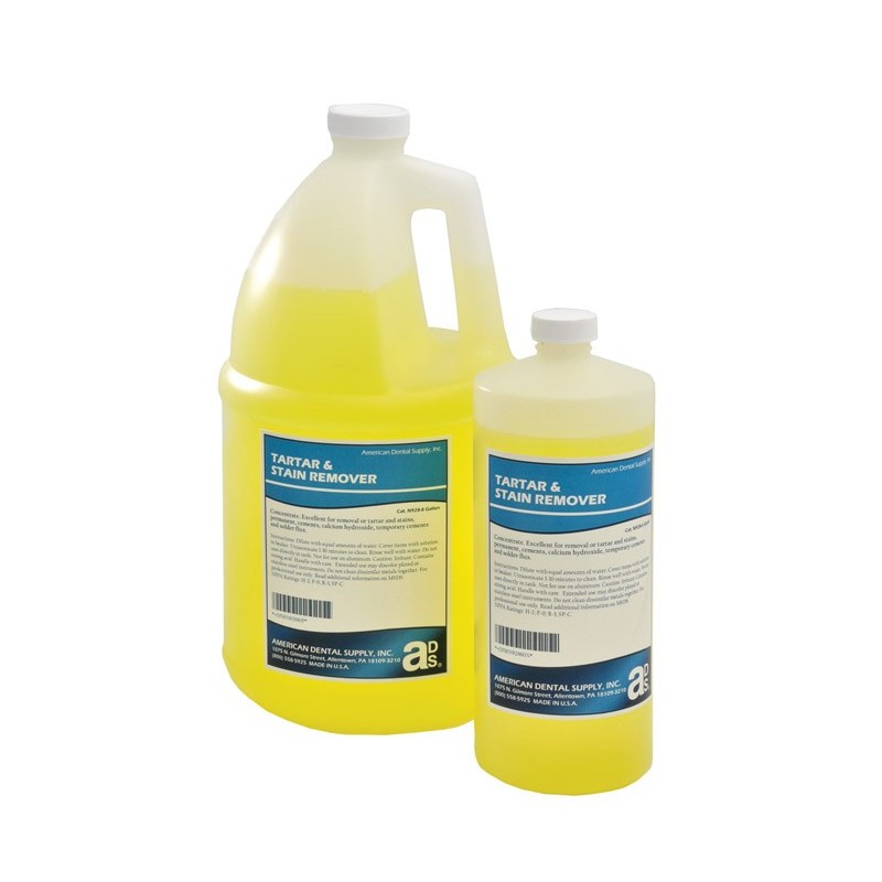 :: AMERICAN DENTAL SUPPLY, INC. - TARTAR & STAIN (TARTAR AND STAIN) REMOVER CONCENTRATE, 128 OZ. (GALLON)   ::