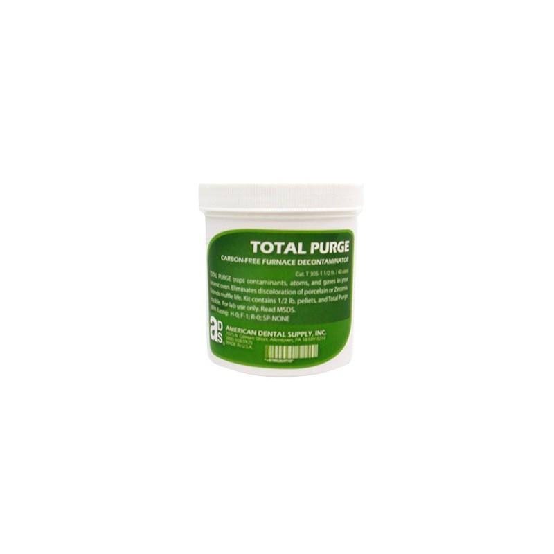 TOTAL PURGE FURNACE CLEANER FOR ZIRCONIA (1/2 LB. PELLET REFILL ONLY)