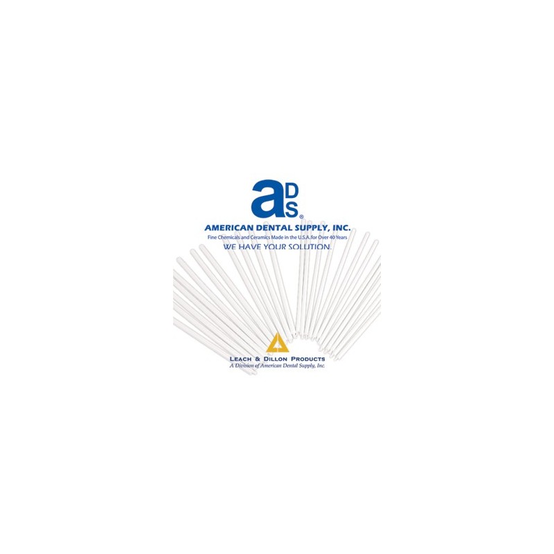 :: AMERICAN DENTAL SUPPLY, INC. - CERPRESS® SL WAX SPRUE RODS, WHITE, 8 GAUGE, (25) EACH ::
