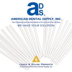 :: AMERICAN DENTAL SUPPLY, INC. - CERPRESS® SL WAX SPRUE RODS, WHITE, 6 GAUGE, (25) EACH ::