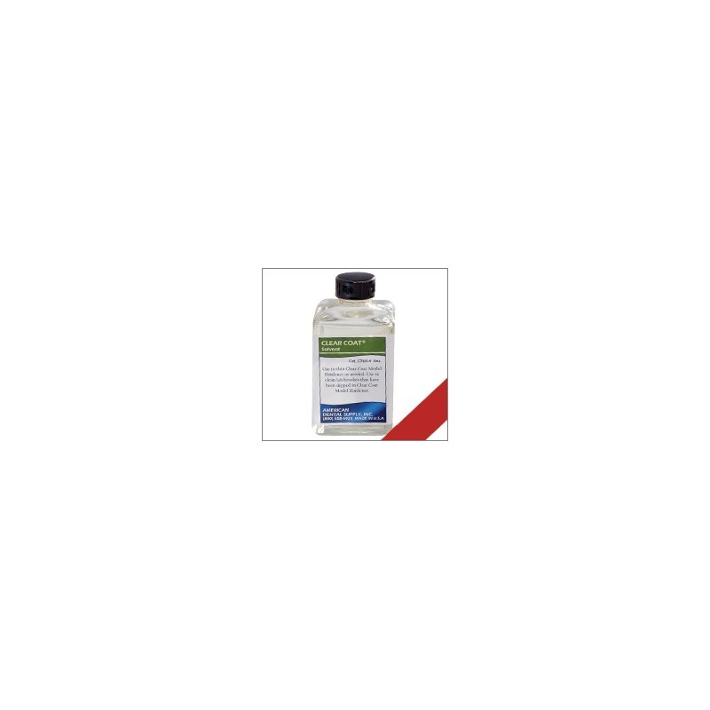:: AMERICAN DENTAL SUPPLY, INC. - CLEAR COAT® SOLVENT / THINNER, 4 OZ.  ::