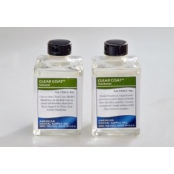 :: AMERICAN DENTAL SUPPLY, INC. -  CLEAR COAT® DIE AND MODEL HARDENER KIT, 4 OZ. RESIN & SOLVENT  ::