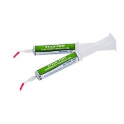 :: AMERICAN DENTAL SUPPLY, INC. -  STICK-TUIT® TEMPORARY ADHESIVE GEL, SET OF 2-10 CC SYRINGES  ::