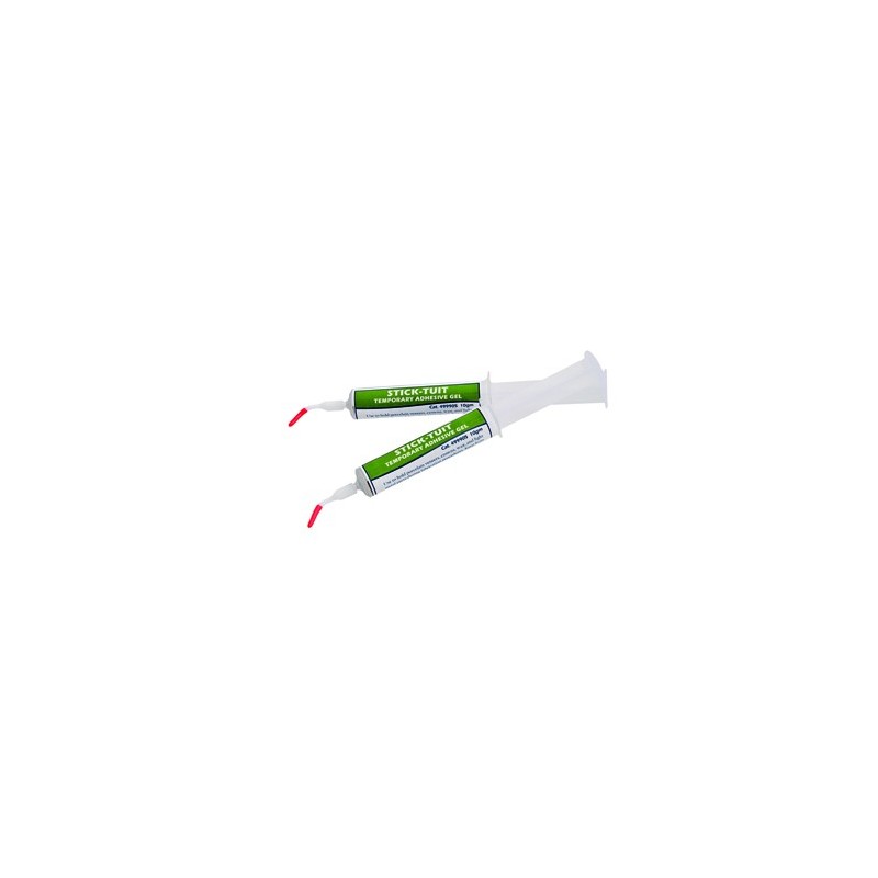 :: AMERICAN DENTAL SUPPLY, INC. -  STICK-TUIT® TEMPORARY ADHESIVE GEL, SET OF 2-10 CC SYRINGES  ::