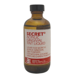 :: AMERICAN DENTAL SUPPLY, INC. - SECRET ACRYLIC TINT, LIQUID, 4 OZ. ::