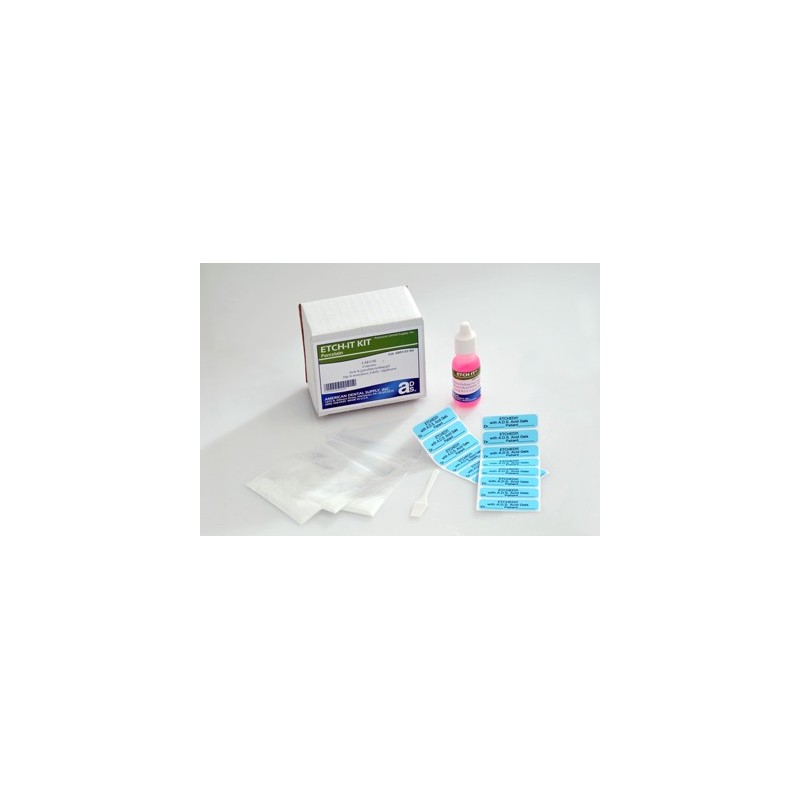 ETCH IT GEL PORCELAIN 12% LAB STRENGTH KIT (1/2 OZ. ETCH, NEUT, SPATULA, LABELS)
