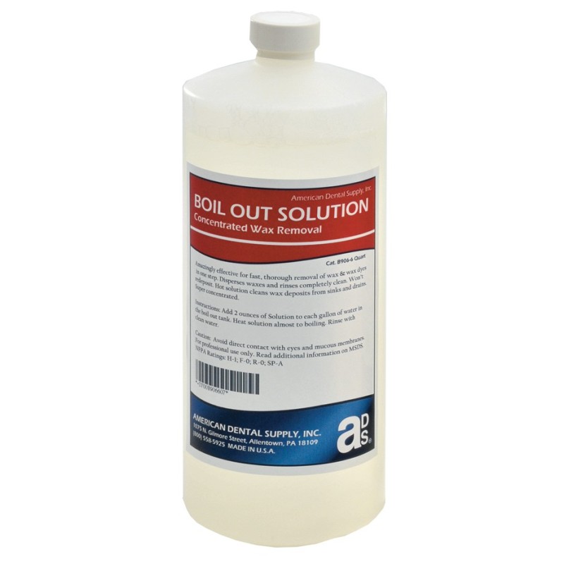 :: AMERICAN DENTAL SUPPLY, INC. -  BOIL OUT SOLUTION® CONCENTRATE QUART ::