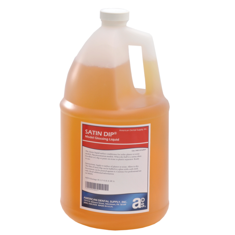 :: AMERICAN DENTAL SUPPLY, INC. - SATIN DIP® MODEL GLOSS, 128 OZ. (GALLON)  ::