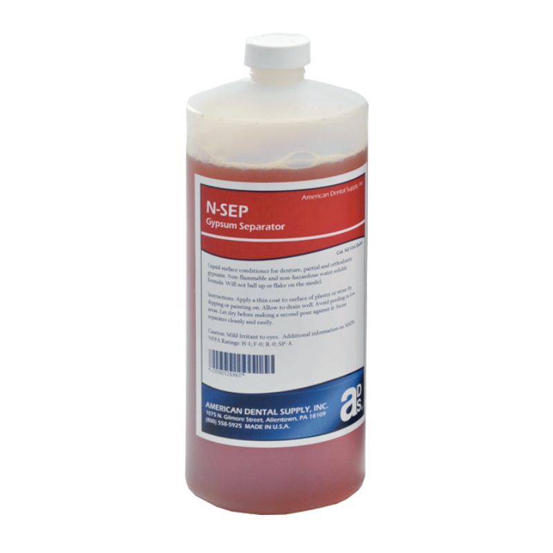:: AMERICAN DENTAL SUPPLY, INC. -  N-SEP® GYPSUM PLASTER SEPARATOR, 32 OZ. (QUART) ::
