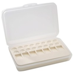 :: AMERICAN DENTAL SUPPLY, INC. -  UNVERSAL PALETTE, 16 WELLS / 7 SLANTS & MIXING AREA w/CASE ::