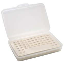 :: AMERICAN DENTAL SUPPLY, INC. - 52 WELL PORCELAIN PALETTE & LARGE MIXING AREA WITH CASE  ::
