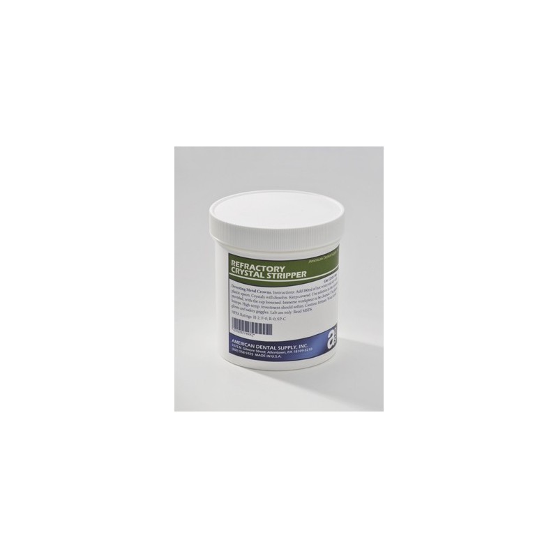 :: AMERICAN DENTAL SUPPLY, INC. -  REFRACTORY CRYSTAL STRIPPER®, INVESTMENT REMOVER, 8 OZ. POWDER  ::