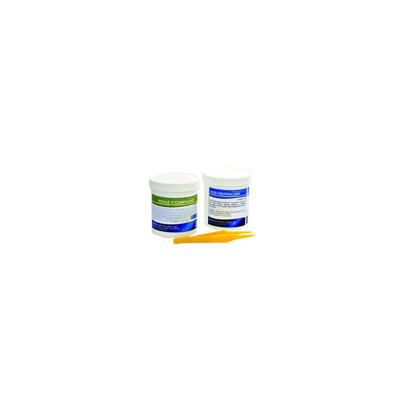 :: AMERICAN DENTAL SUPPLY, INC. -  PICKLE IT® COMPOUND KIT (1 LB. POWDER, 1-PR GLOVES, NEUTR,  1 PR GLASSES)  ::