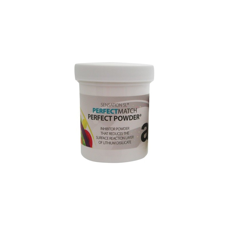 :: AMERICAN DENTAL SUPPLY, INC. - PERFECT POWDER - SILICATE REACTION LAYER INHIBITOR, 100 GM   ::