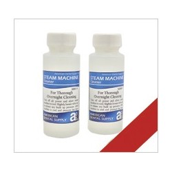 :: AMERICAN DENTAL SUPPLY, INC. -   STEAM MACHINE CLEANER LIQUID CONCENTRATE (PRE-MEASURED 6 - 2 OZ. BOTTLES KIT) ::