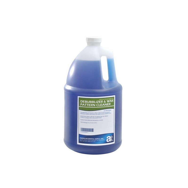:: AMERICAN DENTAL SUPPLY, INC. -  DEBUBBLIZER & WAX PATTERN CLEANER®, 128 OZ (GALLON)  ::