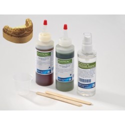 :: AMERICAN DENTAL SUPPLY, INC.  - PLASTICAL® DIE & MODEL MATERIAL, GREEN, 8 OZ. KIT (2-4 OZ. BOTTLES  ::