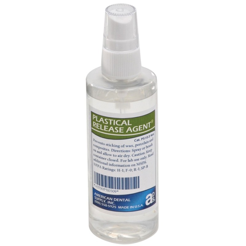 :: AMERICAN DENTAL SUPPLY, INC. -  PLASTICAL RELEASE AGENT, 4 OZ.  SPRAY  ::