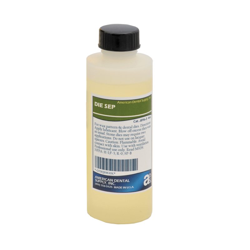 :: AMERICAN DENTAL SUPPLY, INC. -  DIE SEP® LUBRICANT, 4 OZ.  ::