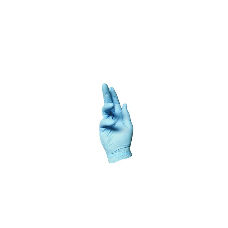 GLOVES - NITRILE, SMALL EXAM, 100 PER BOX, DISPOSABLE