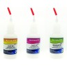 ACCULITE CYANOACRYLATE KIT 3, 3-1/2 OZ. BOTTLES WITH 1 OZ. ACCUSOLV SOLVENT