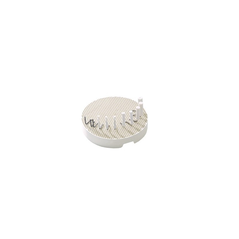 MESH CERAMIC SAGGER TRAY LARGE KIT (1 ROUND TRAY W/12 ASST PEGS)